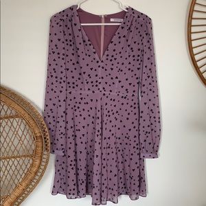 Purple Heart and star dress